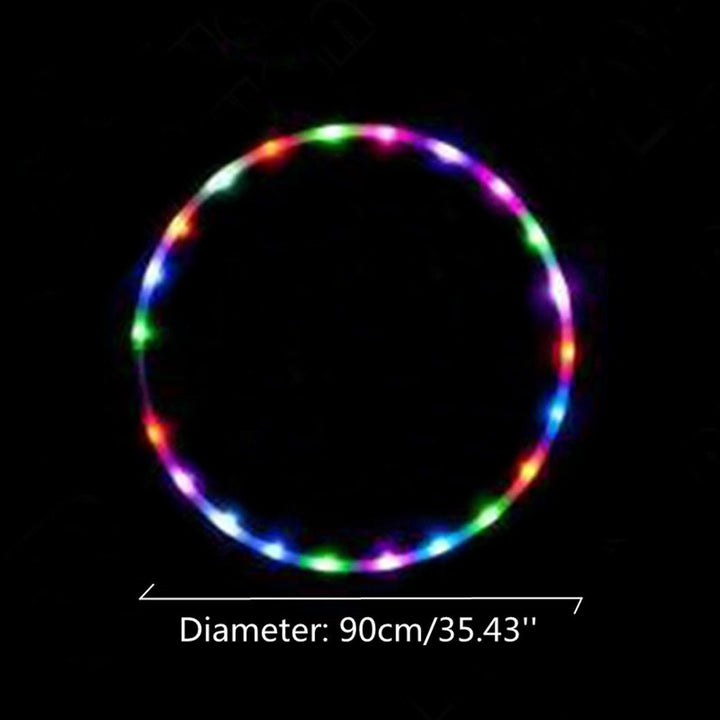 Skanto | LED Lys Glønn i Mørket Hula Hoop