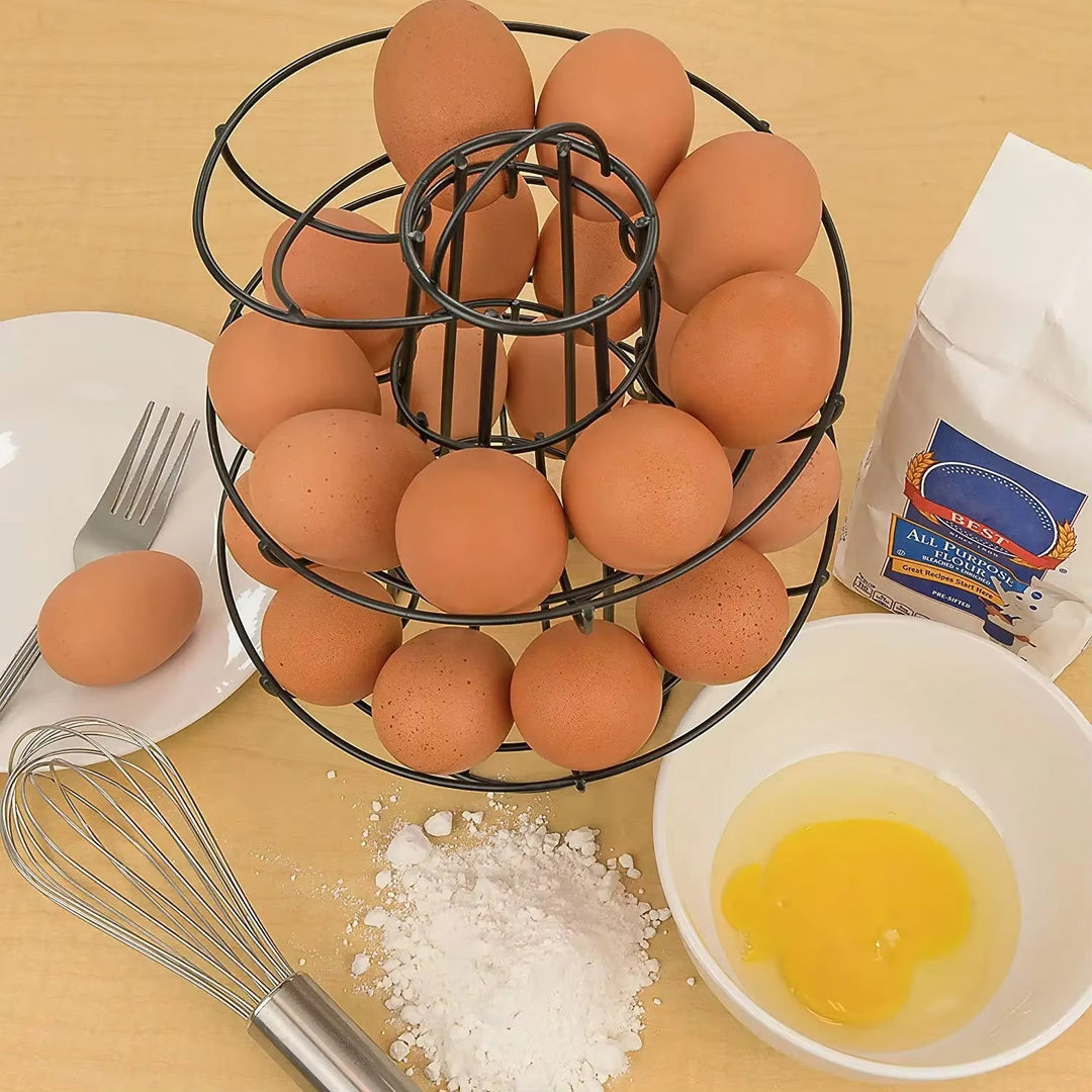 Skanto | Spiral Rullende Egg Dispenser Rack