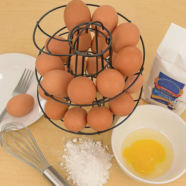 Skanto | Spiral Rullende Egg Dispenser Rack