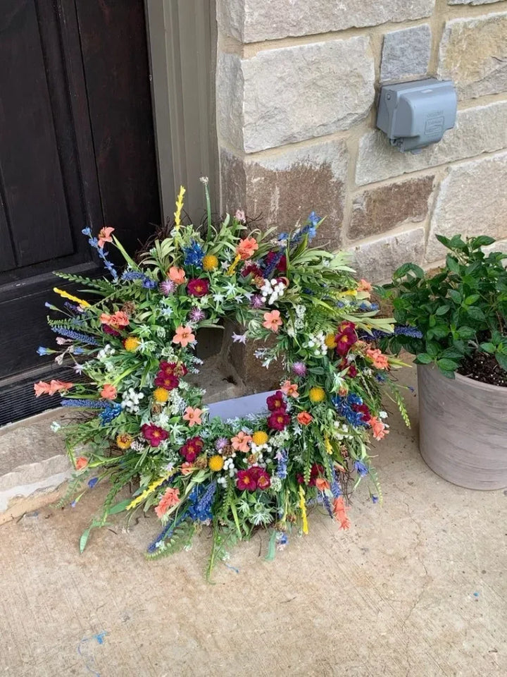 Håndlaget Texas-villblomsterkrone