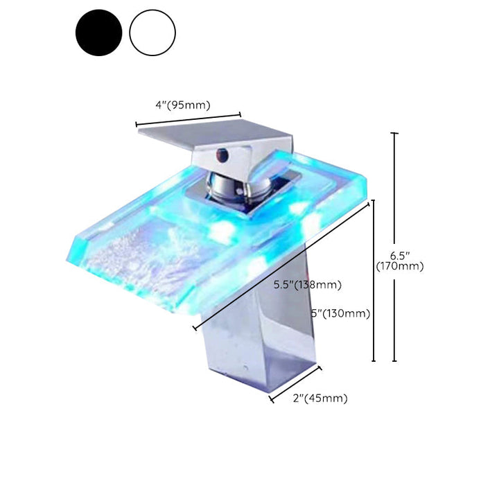 Ettgreps blandebatteri til servant, 1-hulls. Mye brukt blandebatteri til bad med LED-belysning.
