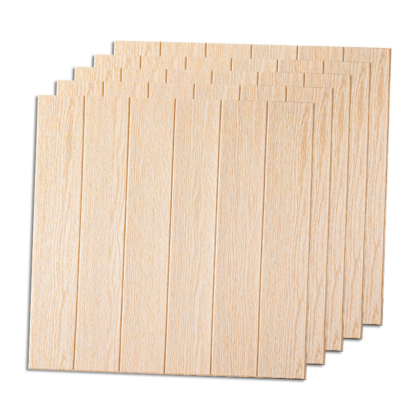 Veggkledning i stue Peel and Stick-design i treutseende Vanntett veggkledning