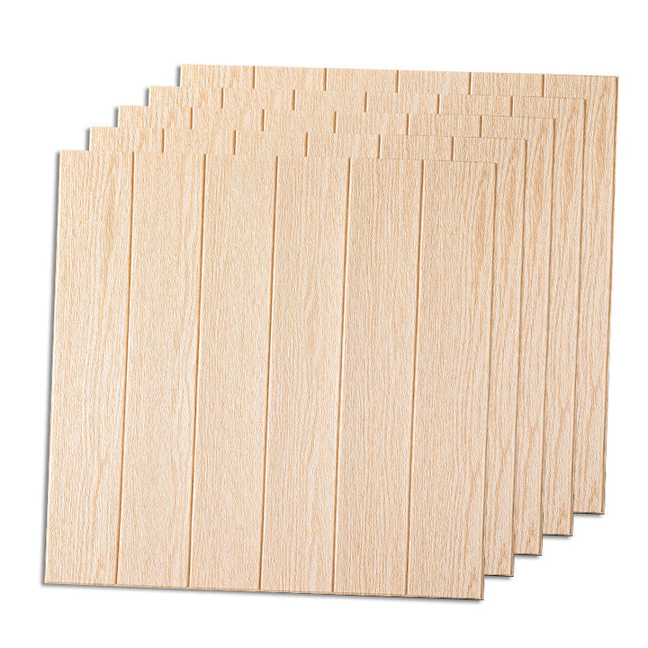 Veggkledning i stue Peel and Stick-design i treutseende Vanntett veggkledning
