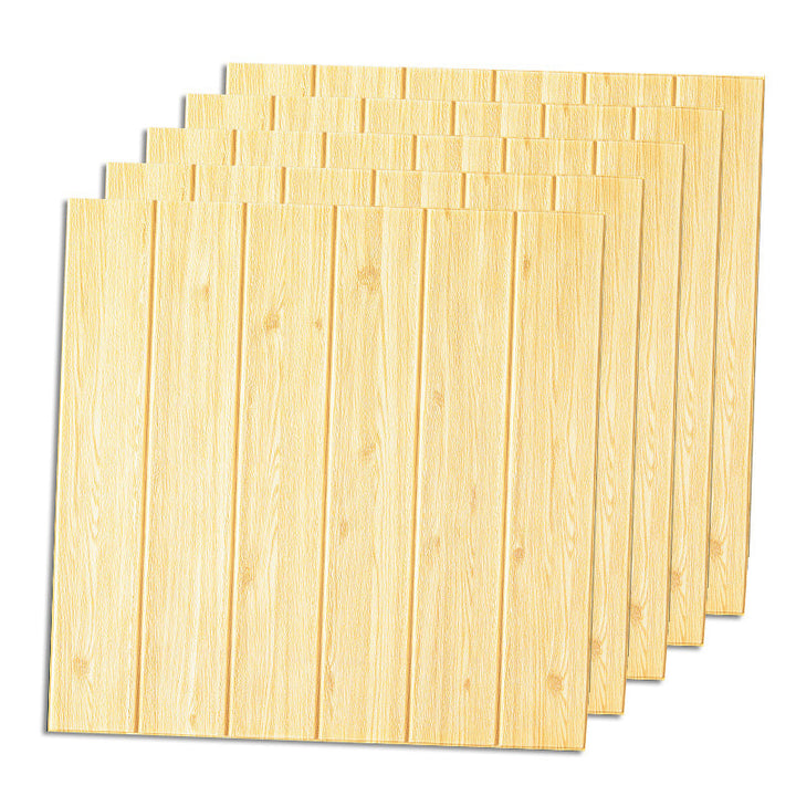 Veggkledning i stue Peel and Stick-design i treutseende Vanntett veggkledning