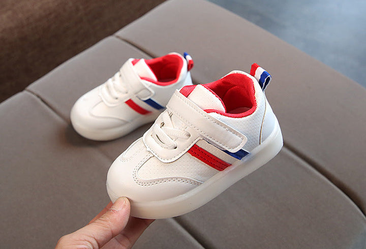 Skanto | LED Barne Sneakers med fleksibel såle