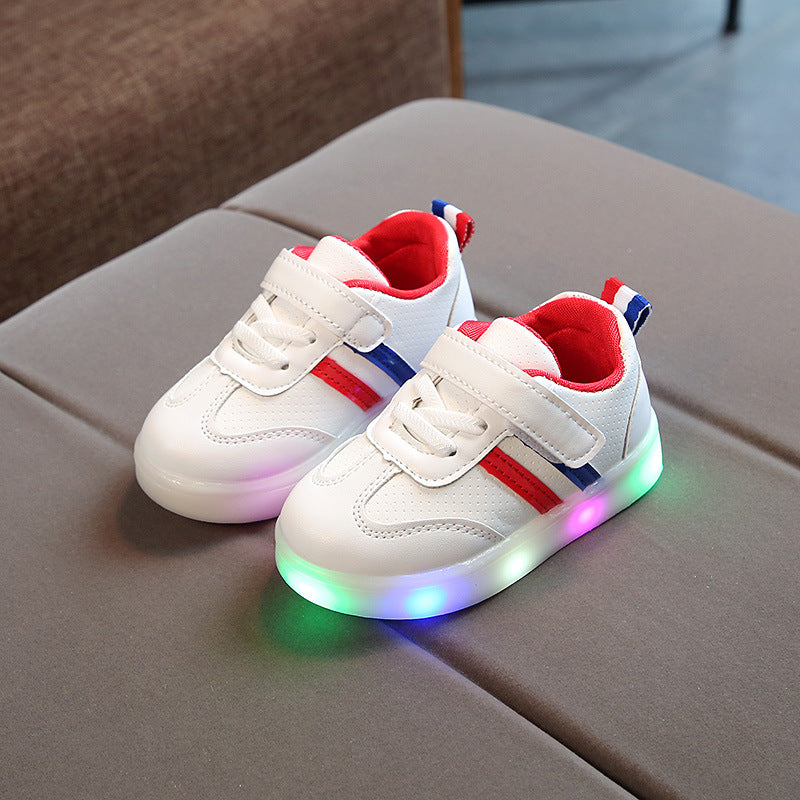 Norvo | LED Barne Sneakers med fleksibel såle