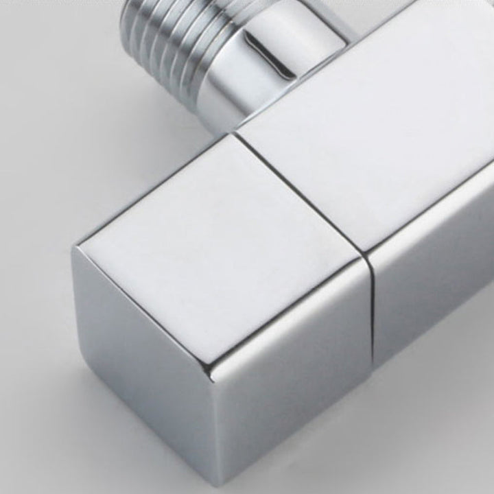 Industrie Veggmontert Baderomskran Håndtak Solid Messing Tilkobling