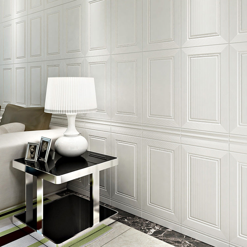 Moderne stil innvendig veggkledning, selvklebende, geometrisk teksturert veggbelegg