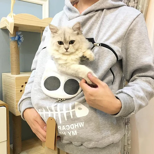 Skanto | Kattelsker Hoodie Kosepose - Perfekt Dyregave