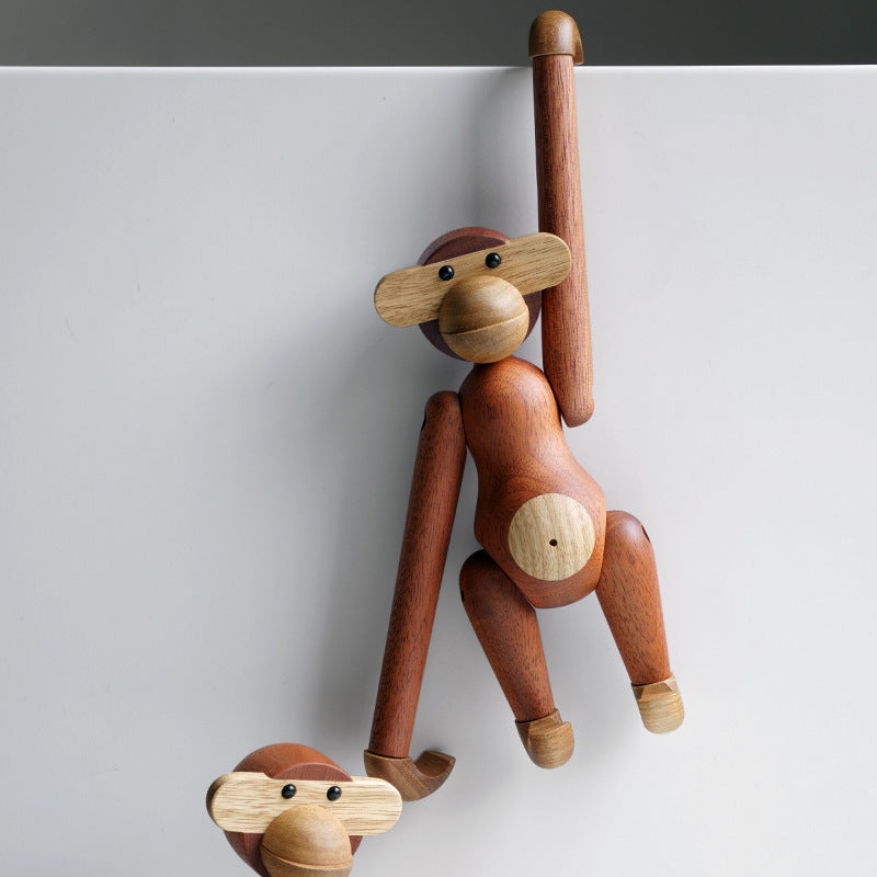 Skanto | Cheeky Monkey Solid Wood Ornament