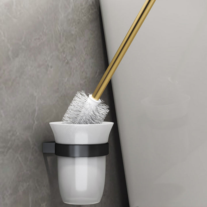 Skanto | Svart & Messing Badesett Moderne Stil Badeaccessoirer Som Individuelt Stykke Eller Som Sett