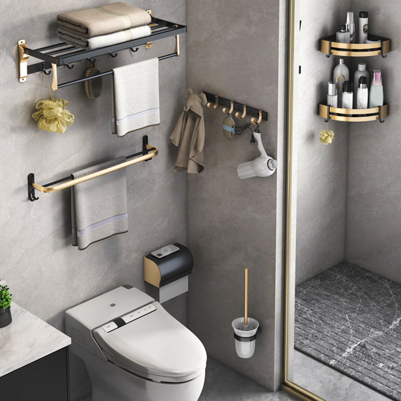 Skanto | Svart & Messing Badesett Moderne Stil Badeaccessoirer Som Individuelt Stykke Eller Som Sett