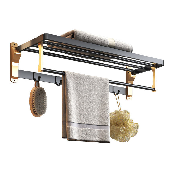 Skanto | Svart & Messing Badesett Moderne Stil Badeaccessoirer Som Individuelt Stykke Eller Som Sett