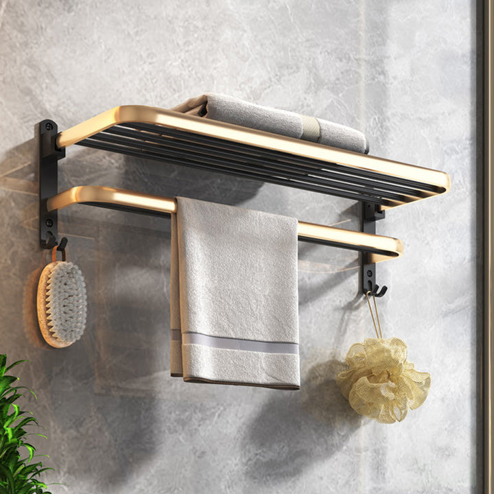 Skanto | Svart & Messing Badesett Moderne Stil Badeaccessoirer Som Individuelt Stykke Eller Som Sett