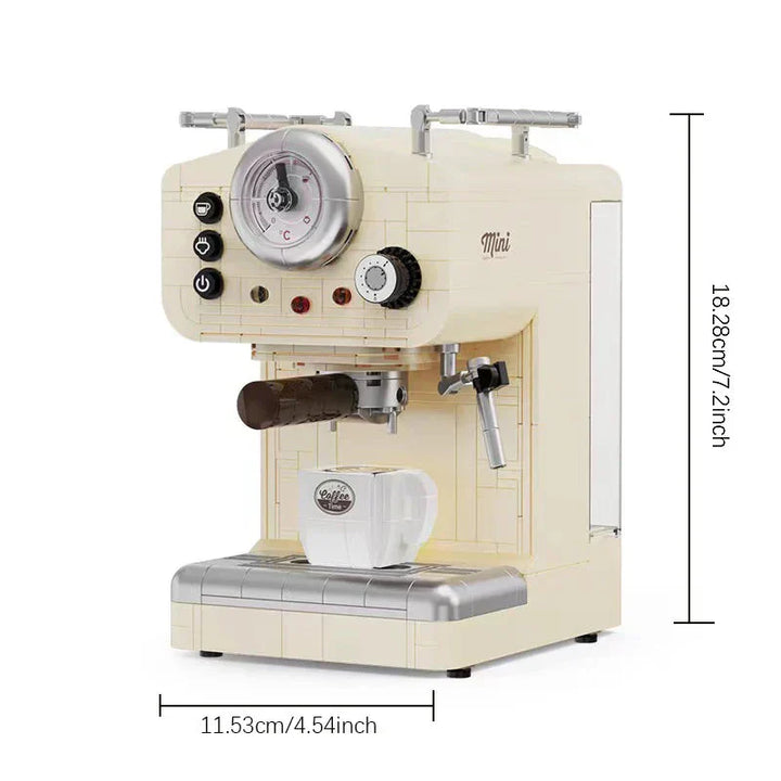 Skanto | 678PCS Kreativ Serie Klassisk Kaffemaskin Byggeklosser Automatisk Drikkemaskin Modell Byggeleker Gave til Barn