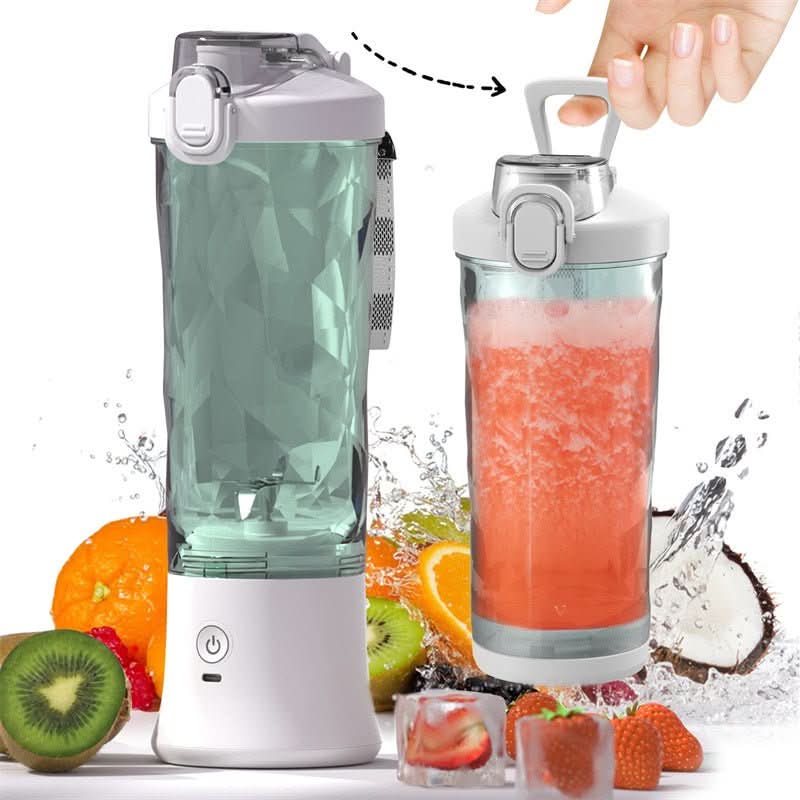 Skanto | Bærbar smoothieblender med 4000 mAh batteri & 600 ml kapasitet