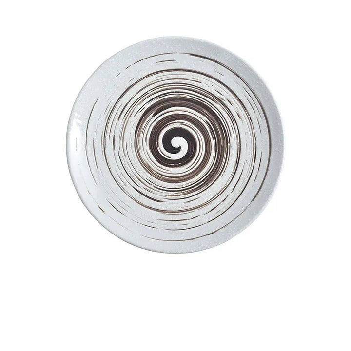 6/8/10" Keramisk Flat Tallerken Retro Japansk Stil Biff Tallerken Pasta Brett | Skanto
