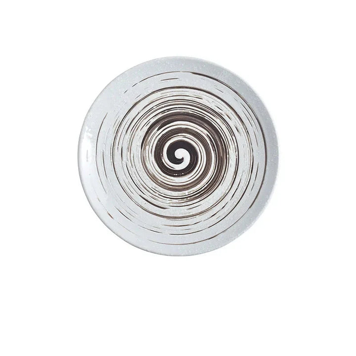 6/8/10" Keramisk Flat Tallerken Retro Japansk Stil Biff Tallerken Pasta Brett | Skanto
