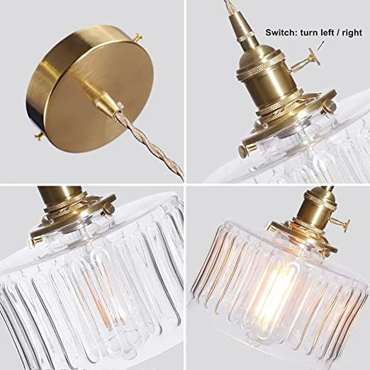Vintage Crystal Pendant Lamp - Celeste | Skanto