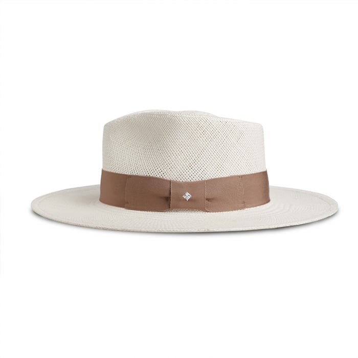 The Modern Classic Straw Hat in White | Skanto