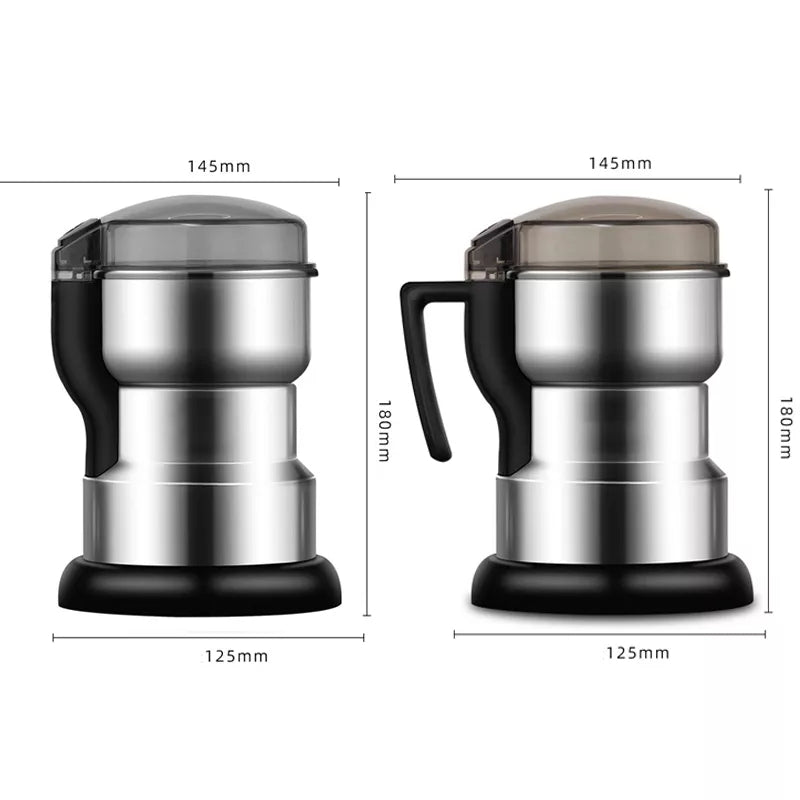 Skanto | 400W Rustfritt Elektrisk Kaffe Krydderkvern