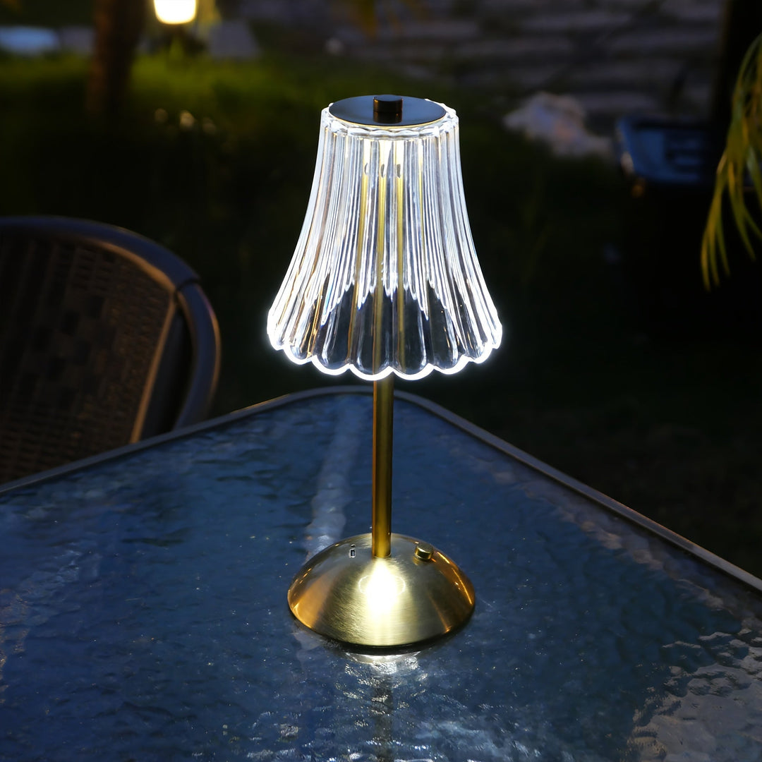 Crystaluxe Lamp - LED Krystall Bordlampe med Berøringsfunksjon Skanto