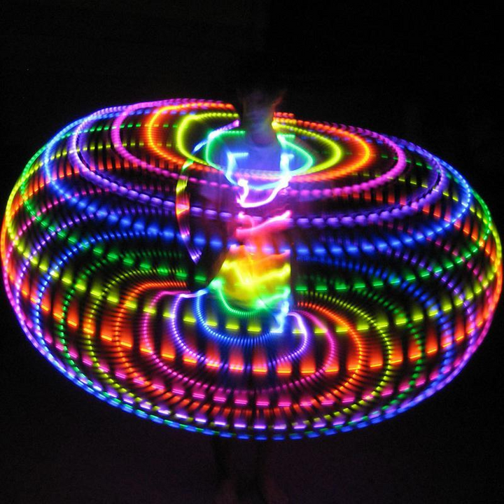 Skanto | LED Lys Glønn i Mørket Hula Hoop