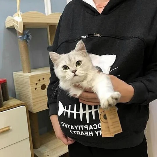 Skanto | Kattelsker Hoodie Kosepose - Perfekt Dyregave