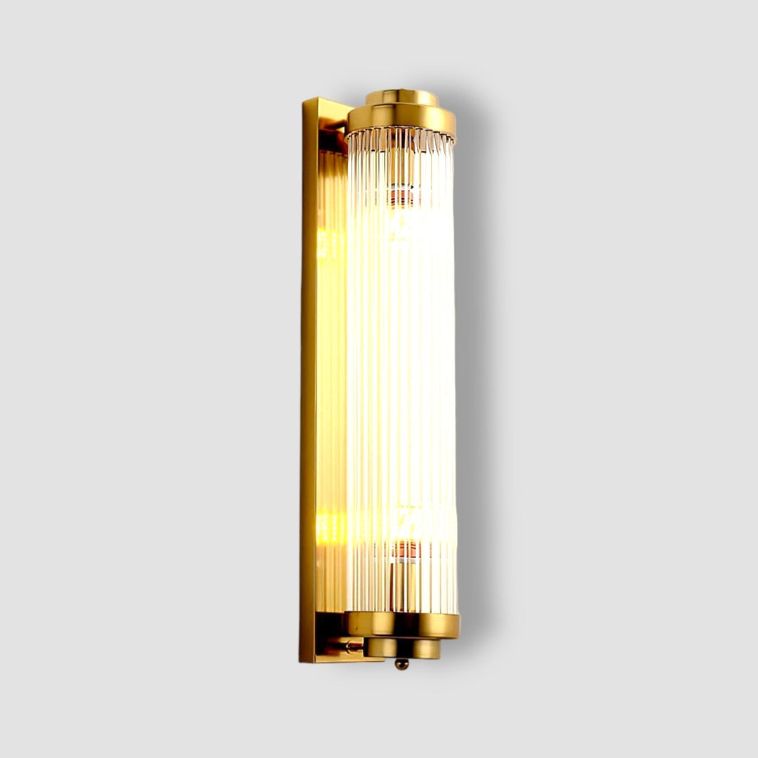 Skanto | Vintage Glass Vegglampe med LED i Retro Stil