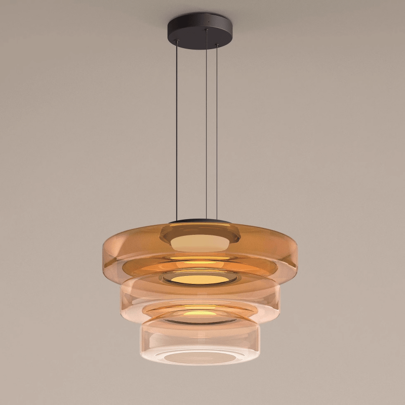 Skanto | Modern Glass Pendant Lamp in Bauhaus Style - AuroraSphere