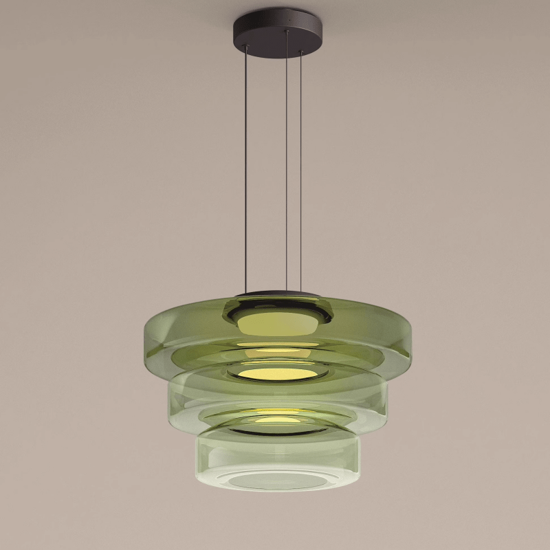 Skanto | Modern Glass Pendant Lamp in Bauhaus Style - AuroraSphere
