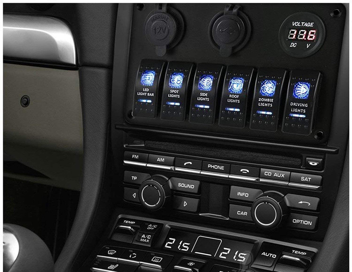 Norvo | Rocker Switch Panel 6 Vei