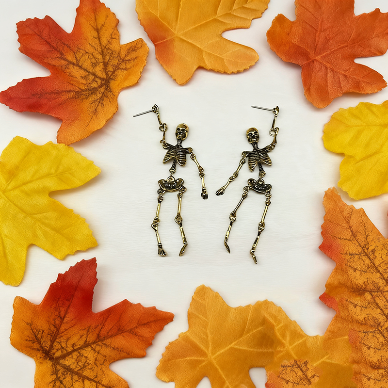 Skanto | Halloween dekorative hodeskalle øreringer