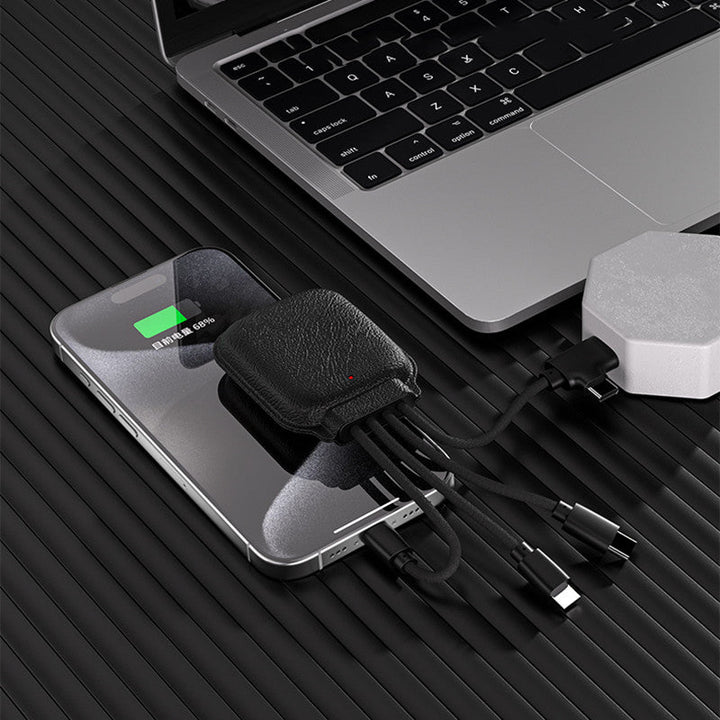 Skanto | 3000mAh To-veis Hurtiglading 3-i-1 Octopus Power Bank