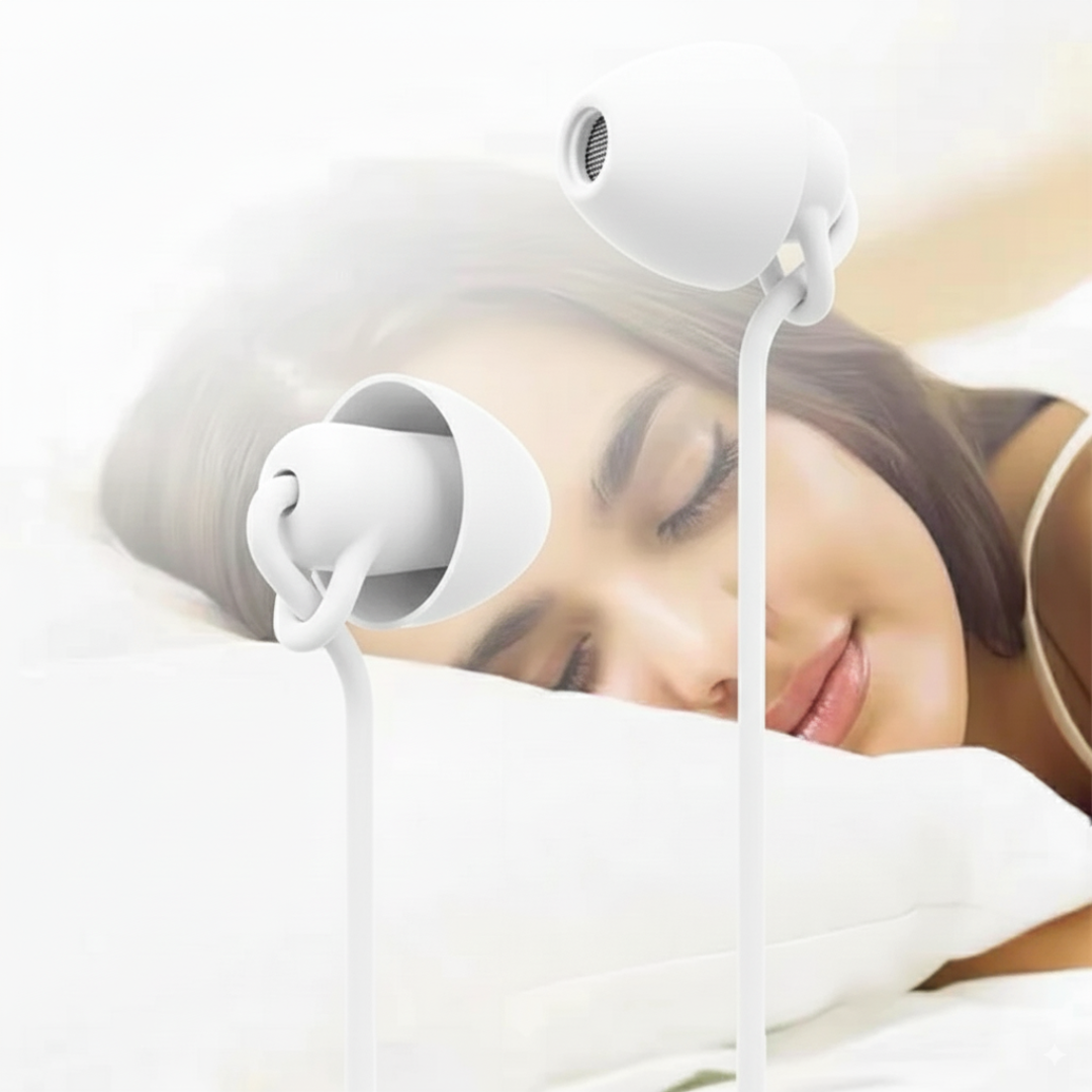 Støydempende – Ergonomisk Silikon – For Sidesovere – Blokkerer Snorking & Trafikk – Komfort Hele Natten Skanto