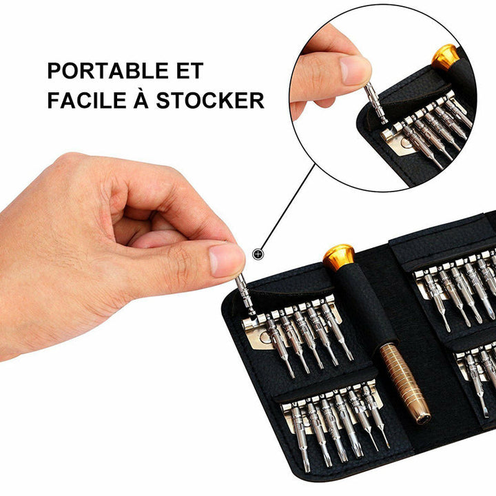Ciaovie Mini Kit for Precision Screwdriver Repair Tools (25 deler) | Skanto