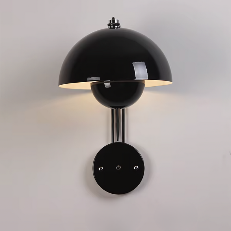 Moderne blanke metal LED vegglampe | Skanto