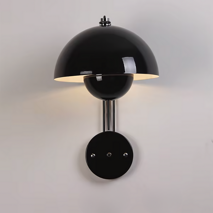 Moderne blanke metal LED vegglampe | Skanto