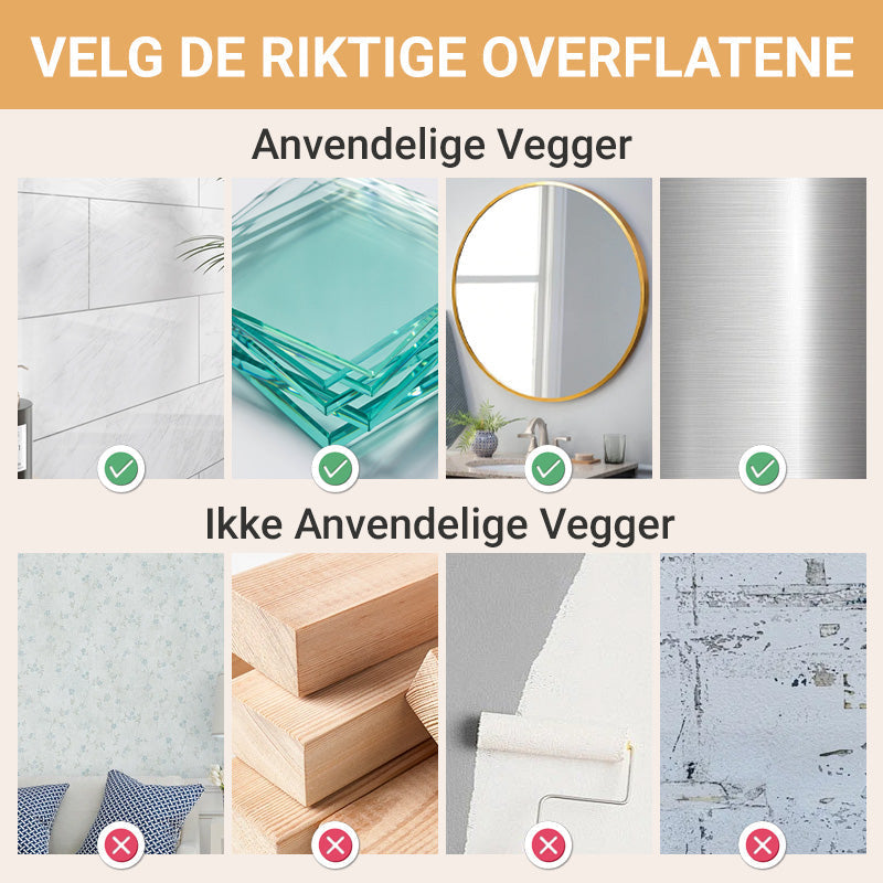 Skanto | Oppbevaringsstativ med sugekopp og dreneringshull