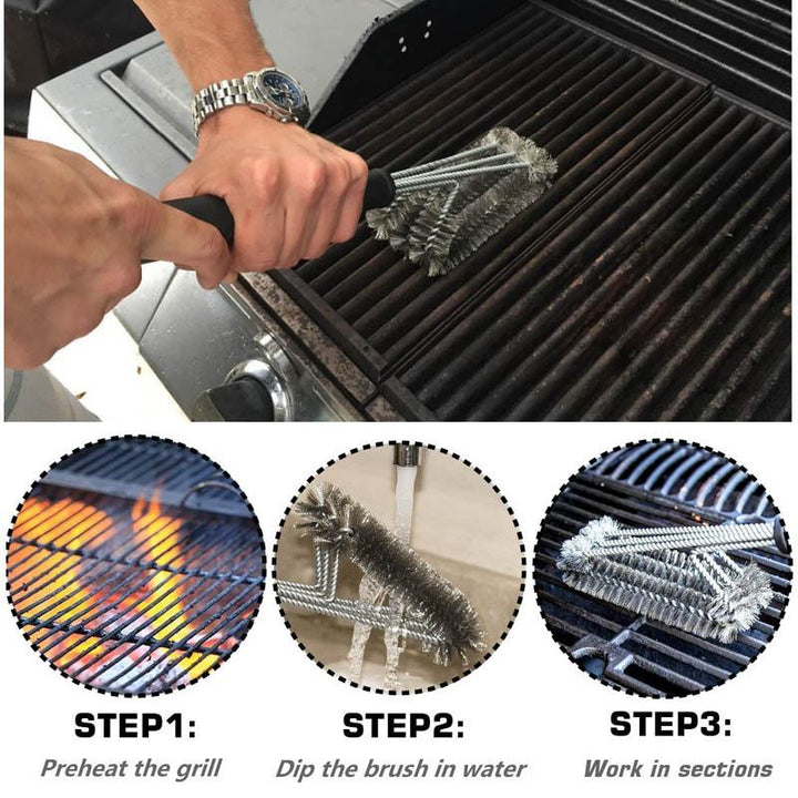 360° Roterbar 18" BBQ Rengjør Grillbørste | Skanto