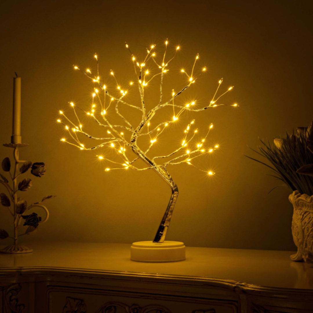 Glitrende Fe Tre Lampe Skanto