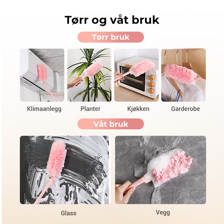 Skanto | Sammenleggbar gjenbrukbar støvkost for rengjøring