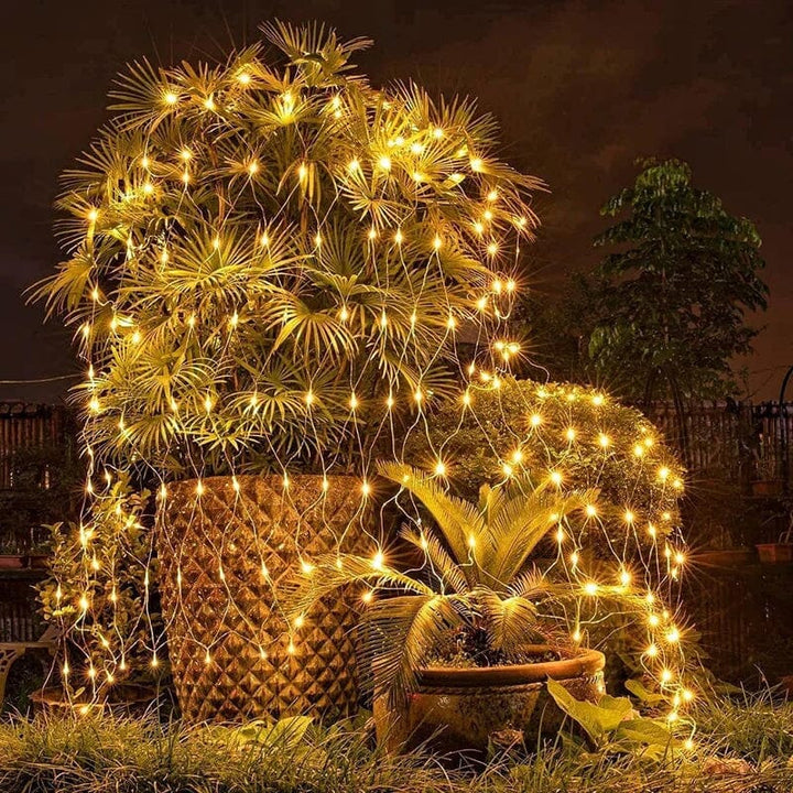 Solar Fishnet Light | Skanto