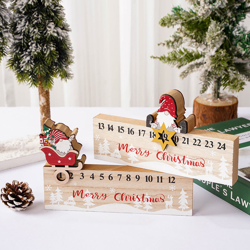 Skanto | God jul Tre mobil julekalender dekorasjon Santa Claus