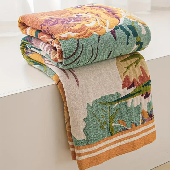 Skanto | Sienna Floral Bloom Bomullteppe