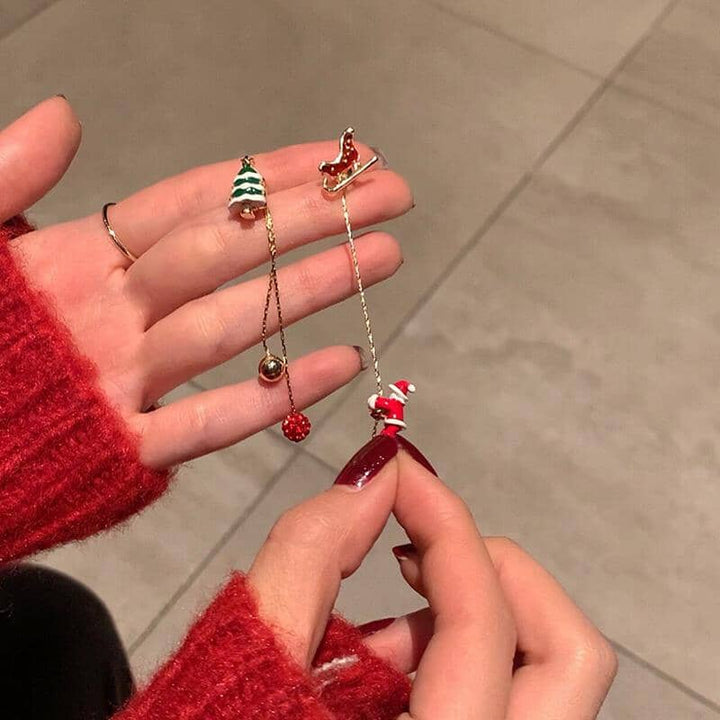 Skanto | Asymmetrisk Santa Øredobber