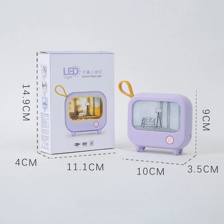 Skanto | Mini TV Maleri LED Nattlys