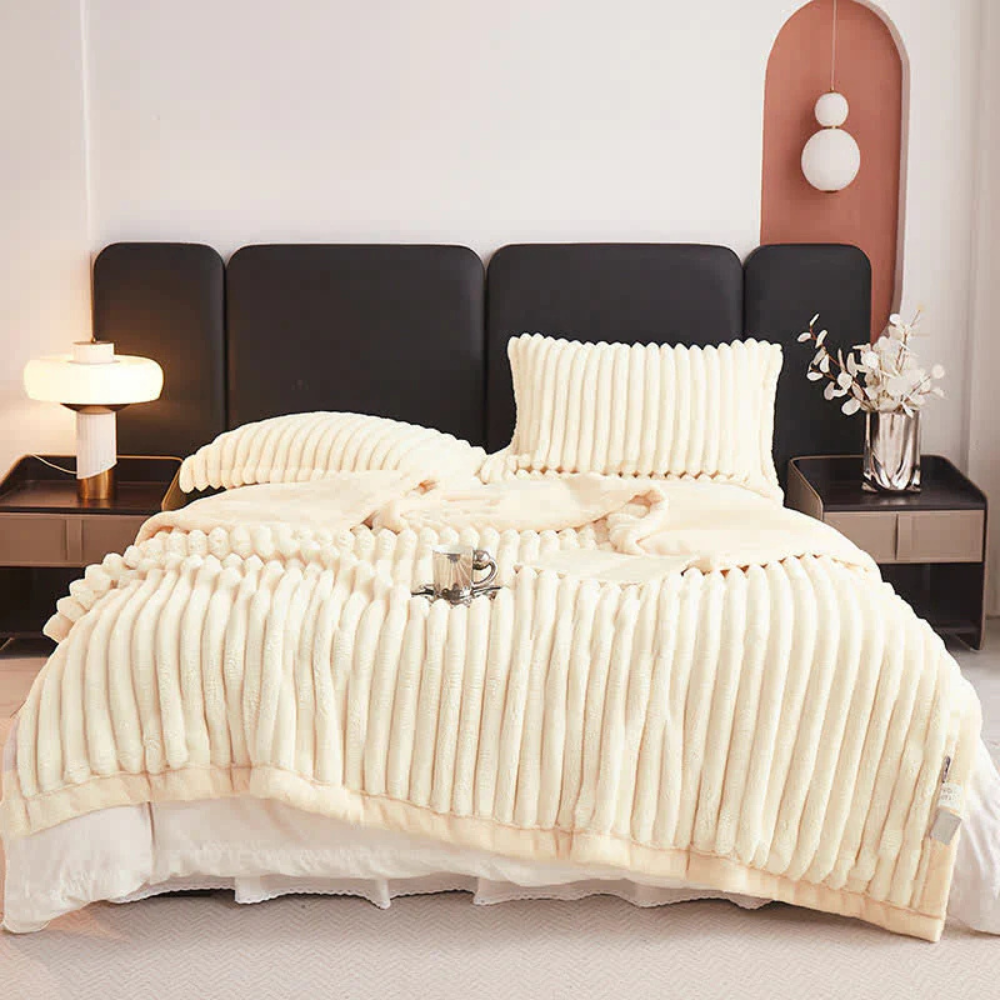 Skanto | Snuggly falsk pels fleece-teppe