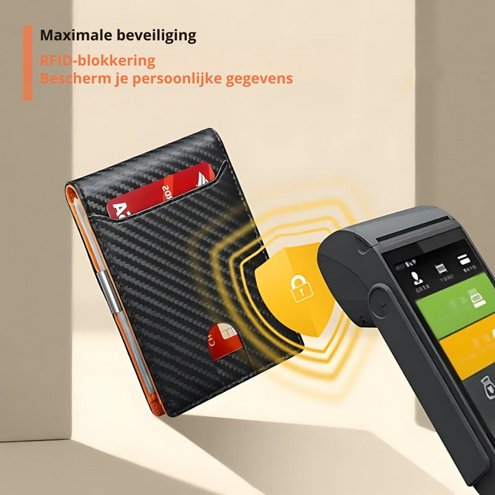SafeSlim RFID-Geldbörse fra Leder für Herren – Kompakt, dunn og sicher