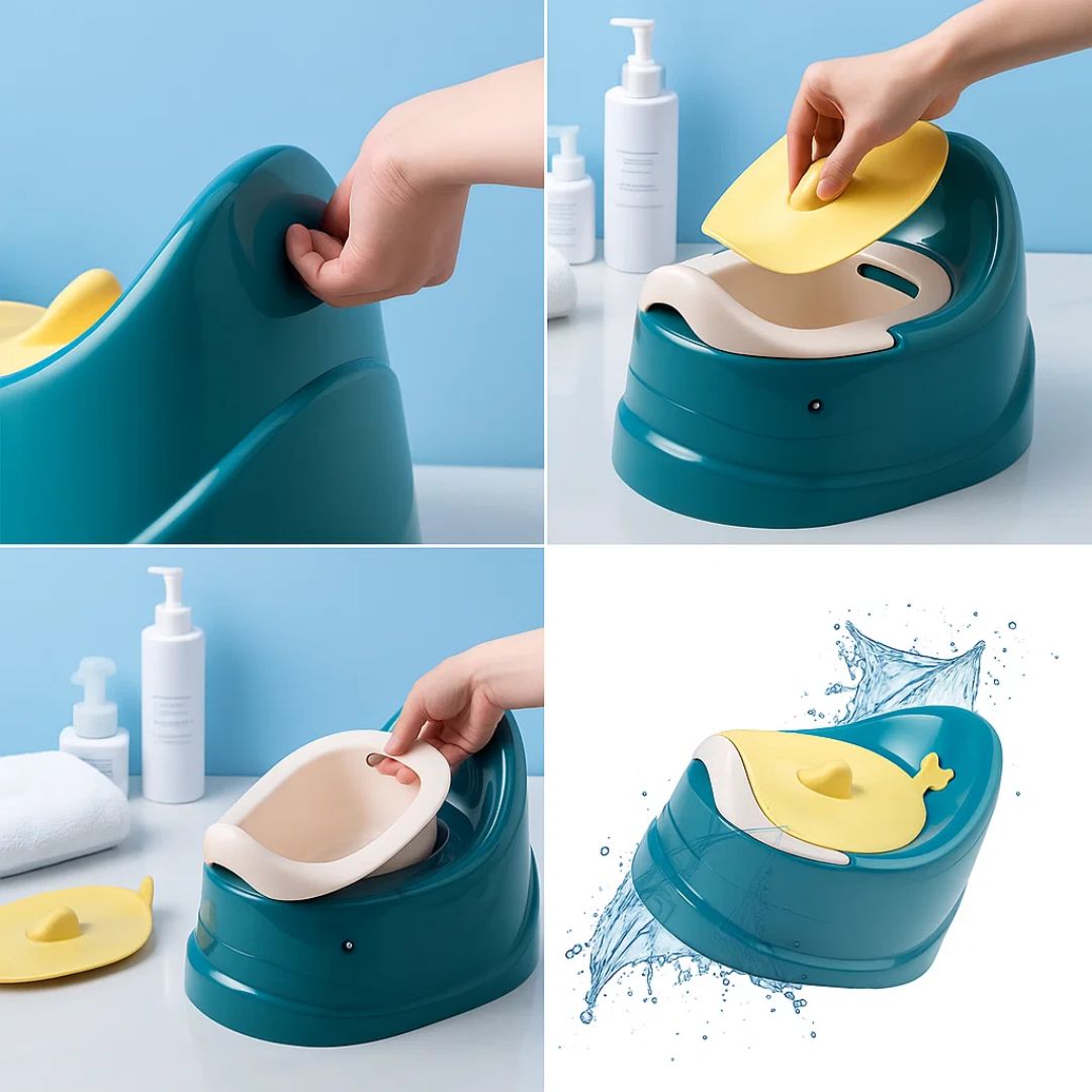 Slip Potty Stol – Barnesikkerhet – Avtagbar Enkel Rengjøring Skål – Ergonomisk Komfort – Stressfri Småbarn Toalettrening Hjelp Skanto